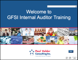 GFSI Internal Auditor Training